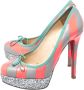 Christian Louboutin Pre-owned Fabric heels Gray Dames - Thumbnail 3