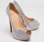 Christian Louboutin Pre-owned Fabric heels Gray Dames - Thumbnail 4