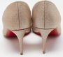 Christian Louboutin Pre-owned Fabric heels Gray Dames - Thumbnail 5