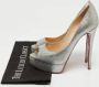 Christian Louboutin Pre-owned Fabric heels Gray Dames - Thumbnail 9