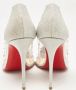 Christian Louboutin Pre-owned Fabric heels Gray Dames - Thumbnail 3