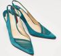 Christian Louboutin Pre-owned Fabric heels Green Dames - Thumbnail 4