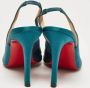 Christian Louboutin Pre-owned Fabric heels Green Dames - Thumbnail 5