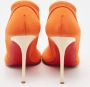 Christian Louboutin Pre-owned Fabric heels Orange Dames - Thumbnail 4