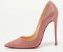 Christian Louboutin Pre-owned Fabric heels Pink Dames - Thumbnail 2