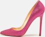 Christian Louboutin Pre-owned Fabric heels Pink Dames - Thumbnail 2