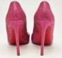 Christian Louboutin Pre-owned Fabric heels Pink Dames - Thumbnail 5