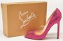 Christian Louboutin Pre-owned Fabric heels Pink Dames - Thumbnail 9