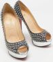 Christian Louboutin Pre-owned Fabric heels Purple Dames - Thumbnail 4