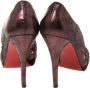 Christian Louboutin Pre-owned Fabric heels Red Dames - Thumbnail 4