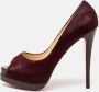 Christian Louboutin Pre-owned Fabric heels Red Dames - Thumbnail 2