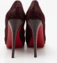 Christian Louboutin Pre-owned Fabric heels Red Dames - Thumbnail 5