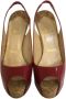 Christian Louboutin Pre-owned Fabric heels Red Dames - Thumbnail 3