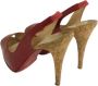 Christian Louboutin Pre-owned Fabric heels Red Dames - Thumbnail 4