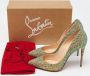 Christian Louboutin Pre-owned Fabric heels Yellow Dames - Thumbnail 9