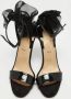 Christian Louboutin Pre-owned Fabric sandals Black Dames - Thumbnail 3