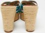 Christian Louboutin Pre-owned Fabric sandals Blue Dames - Thumbnail 4