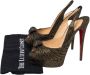 Christian Louboutin Pre-owned Fabric sandals Gray Dames - Thumbnail 7