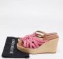Christian Louboutin Pre-owned Fabric sandals Pink Dames - Thumbnail 9