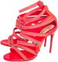 Christian Louboutin Pre-owned Fabric sandals Pink Dames - Thumbnail 3