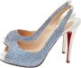 Christian Louboutin Pre-owned Fabric sandals White Dames - Thumbnail 3