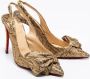 Christian Louboutin Pre-owned Fabric sandals Yellow Dames - Thumbnail 4