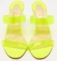 Christian Louboutin Pre-owned Fabric sandals Yellow Dames - Thumbnail 3