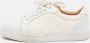 Christian Louboutin Pre-owned Fabric sneakers White Dames - Thumbnail 2