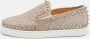 Christian Louboutin Pre-owned Fabric sneakers Yellow Dames - Thumbnail 2
