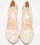 Christian Louboutin Pre-owned Lace heels White Dames - Thumbnail 3
