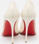 Christian Louboutin Pre-owned Lace heels White Dames - Thumbnail 5