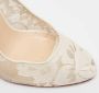 Christian Louboutin Pre-owned Lace heels White Dames - Thumbnail 7