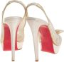 Christian Louboutin Pre-owned Lace sandals Beige Dames - Thumbnail 4