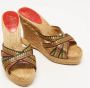 Christian Louboutin Pre-owned Lace sandals Yellow Dames - Thumbnail 4