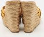 Christian Louboutin Pre-owned Lace sandals Yellow Dames - Thumbnail 5