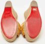 Christian Louboutin Pre-owned Lace sandals Yellow Dames - Thumbnail 6