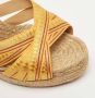 Christian Louboutin Pre-owned Lace sandals Yellow Dames - Thumbnail 7