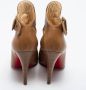 Christian Louboutin Pre-owned Leather boots Beige Dames - Thumbnail 5