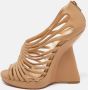 Christian Louboutin Pre-owned Leather boots Beige Dames - Thumbnail 2