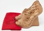 Christian Louboutin Pre-owned Leather boots Beige Dames - Thumbnail 9