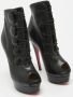 Christian Louboutin Pre-owned Leather boots Black Dames - Thumbnail 3