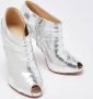 Christian Louboutin Pre-owned Leather boots Gray Dames - Thumbnail 4
