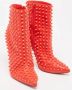 Christian Louboutin Pre-owned Leather boots Red Dames - Thumbnail 3