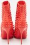Christian Louboutin Pre-owned Leather boots Red Dames - Thumbnail 4