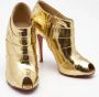 Christian Louboutin Pre-owned Leather boots Yellow Dames - Thumbnail 4