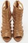 Christian Louboutin Pre-owned Leather boots Yellow Dames - Thumbnail 3
