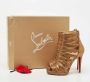 Christian Louboutin Pre-owned Leather boots Yellow Dames - Thumbnail 9