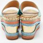 Christian Louboutin Pre-owned Leather espadrilles Blue Dames - Thumbnail 5
