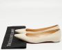 Christian Louboutin Pre-owned Leather flats Beige Dames - Thumbnail 9