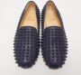 Christian Louboutin Pre-owned Leather flats Blue Dames - Thumbnail 3